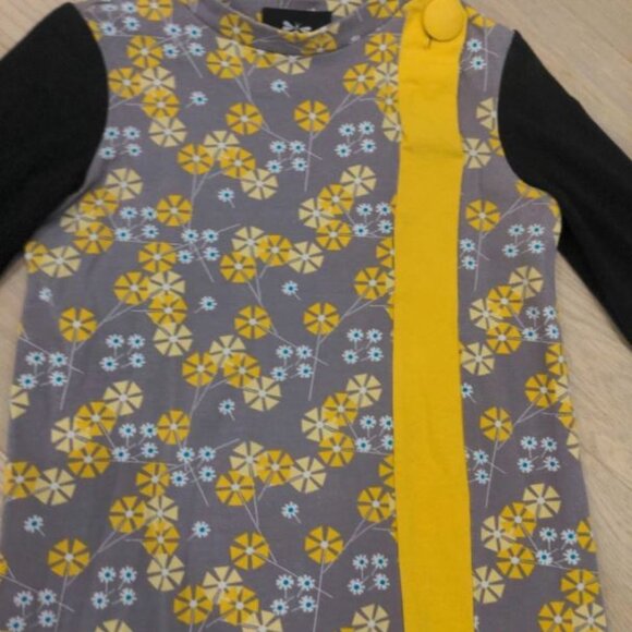 Llum Girls Dress Retro Geometric Modest Modern Conservative Dress Size 12 - Picture 2 of 5